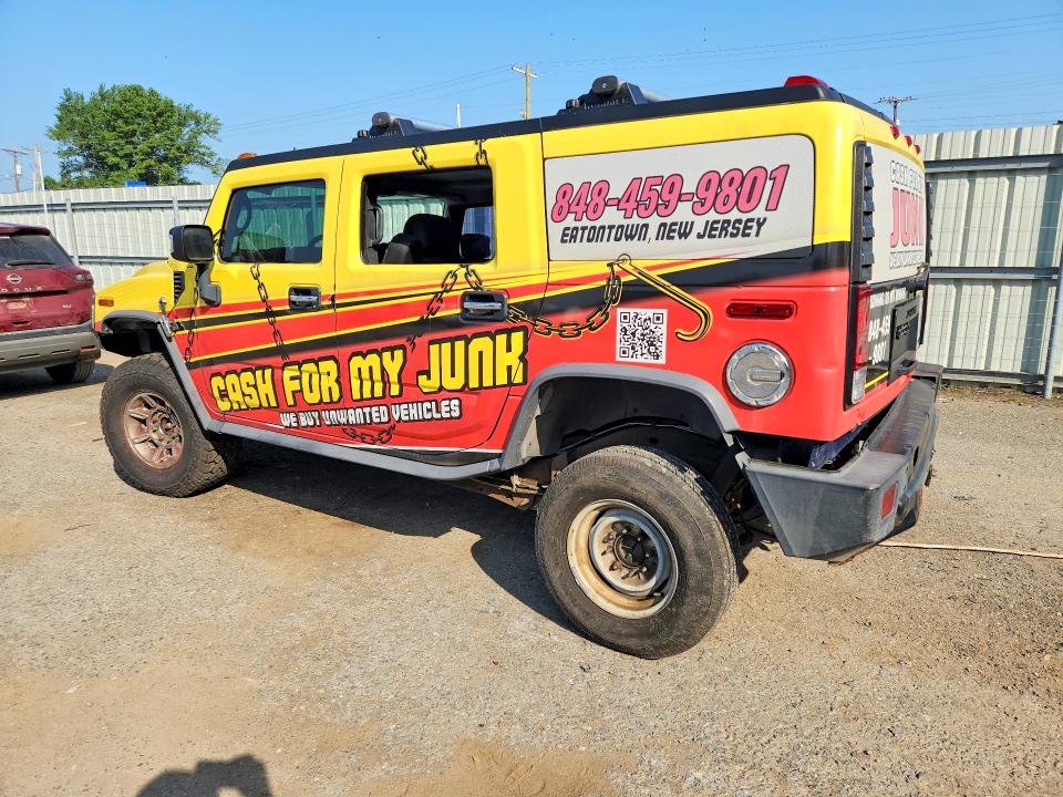 2007 Hummer H2 VIN 5GRGN23U07H109630 COPART salvage auction — REAR END, La - Certificate Of Title, sold $775 on 2026-07-30 (photo 2)