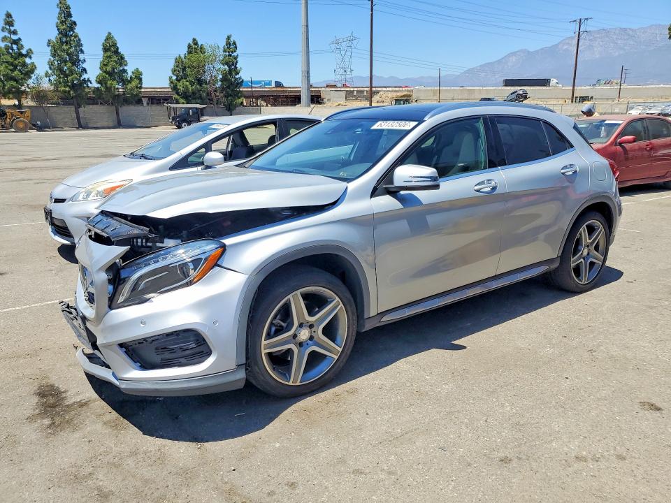 2015 Mercedes-benz Gla-klasse VIN WDCTG4GB5FJ178085 COPART salvage auction — FRONT END, Salvage Title, sold $3,800 on 2026-08-13 (photo 1)