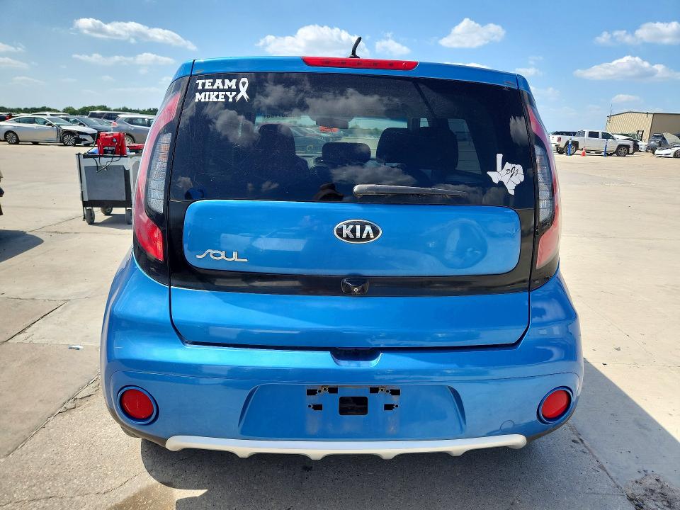 2018 Kia Soul VIN KNDJP3A57J7563504 COPART salvage auction — FRONT END, Tx - Certificate Of Title (P), sold $150 on 2026-07-30 (photo 6)