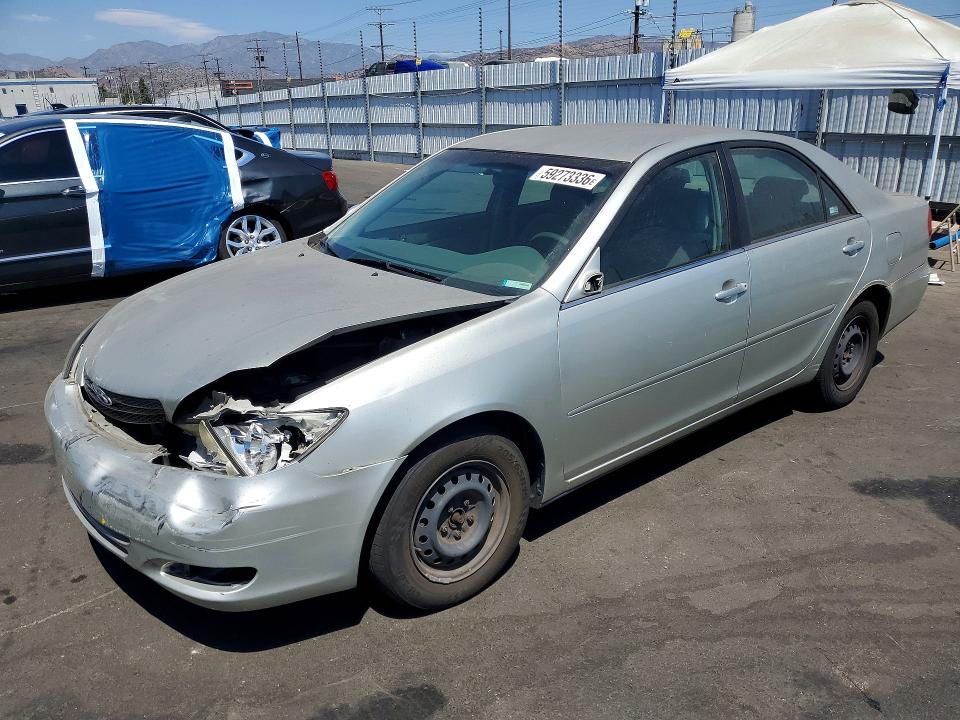 2003 Toyota Camry VIN JTDBE32KX30227629 COPART salvage auction — FRONT END, CA - SALVAGE CERTIFICATE, sold $625 on 2026-07-27 (photo 1)