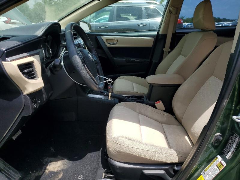2015 Toyota Corolla VIN 5YFBPRHE4FP184091 COPART salvage auction — HAIL, Ia - Cert Of Title-Salvage Title, sold $80 on 2026-07-24 (photo 7)