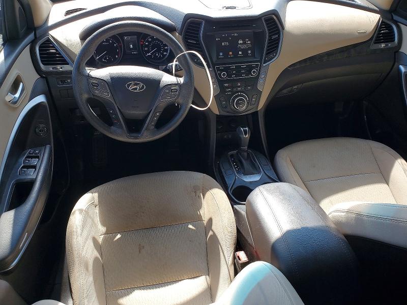 2017 Hyundai Santa fe VIN 5XYZU3LB2HG426109 COPART salvage auction — FRONT END, Mt - Certificate Of Title (P), sold $2,800 on 2026-07-28 (photo 8)