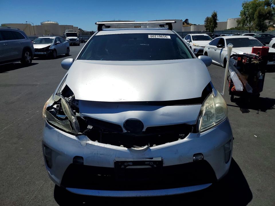 2014 Toyota Prius VIN JTDKN3DU4E1752293 COPART salvage auction — FRONT END, Ca - Salvage Certificate, sold $1,250 on 2026-07-20 (photo 5)