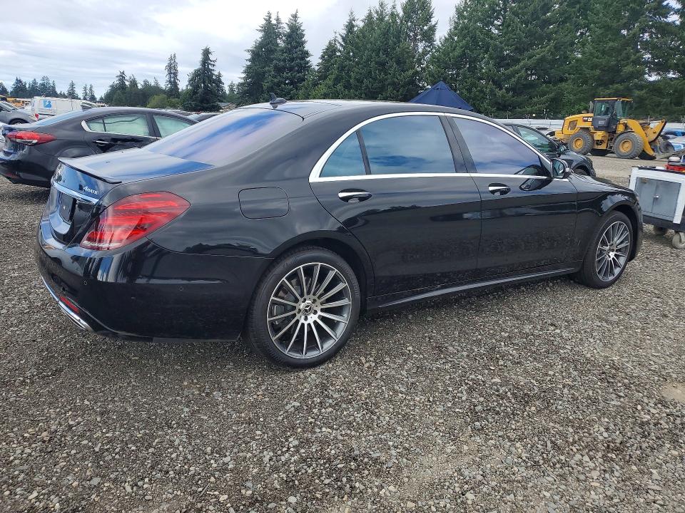 2020 Mercedes-benz S-klasse VIN WDDUG6EB9LA511284 COPART salvage auction — FRONT END, WA - VEHICLE CERT OF OWNERSHIP-TITL, sold $15,800 on 2026-07-31 (photo 3)