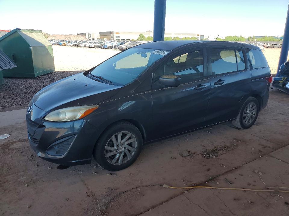 2012 Mazda 5 VIN JM1CW2BL8C0115254 COPART salvage auction — SIDE, AZ - CERT OF TITLE - SALVAGE, sold $375 on 2026-07-23 (photo 1)