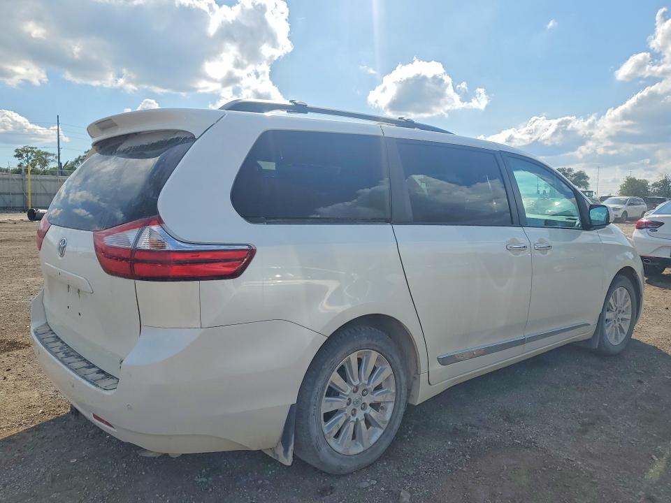 2015 Toyota Sienna VIN 5TDDK3DC1FS127458 COPART salvage auction — FRONT END, Ia - Cert Of Title-Prior Salvage, sold $5,600 on 2026-07-17 (photo 3)