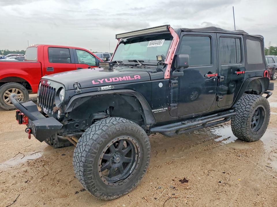 2014 Jeep Wrangler / VIN 1C4BJWDG8EL130405 COPART salvage auction — NORMAL WEAR, Tn - Salvage Certificate, sold $3,400 on 2026-07-24 (photo 1)