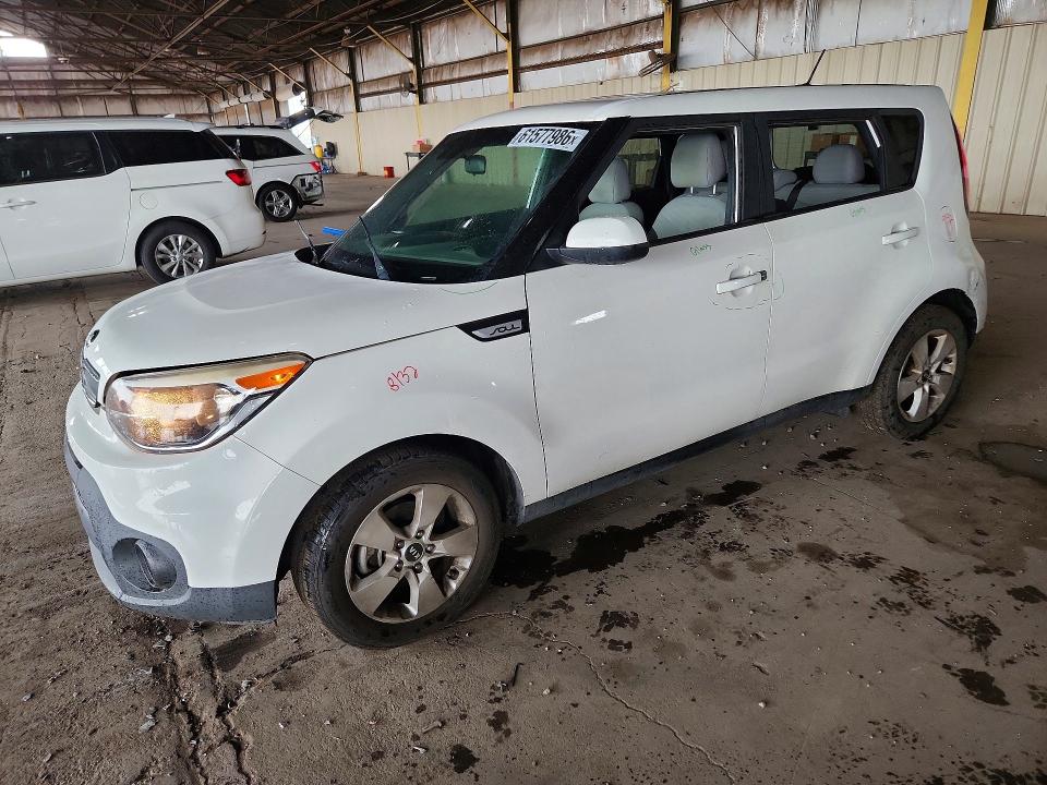 2018 Kia Soul VIN KNDJN2A20J7542628 COPART salvage auction — MINOR DENT/SCRATCHES, Az - Cert Of Title - Salvage, sold $500 on 2026-07-29 (photo 1)