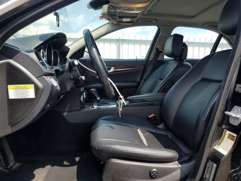 2013 Mercedes-benz C-klasse VIN WDDGF8AB3DR291239 COPART salvage auction — REAR END, Va - Cert Of Title - Salvage, sold $850 on 2026-07-22 (photo 7)