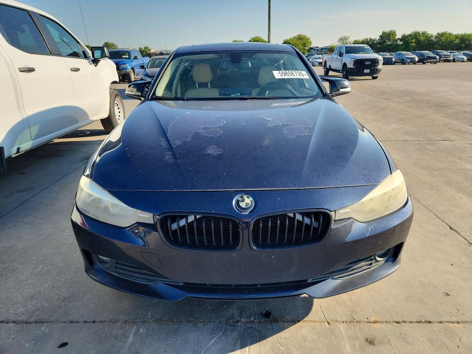 2014 BMW 3er VIN WBA3B1G51ENS77813 COPART salvage auction — SIDE, Tx - Certificate Of Title (P), sold $250 on 2026-07-20 (photo 5)
