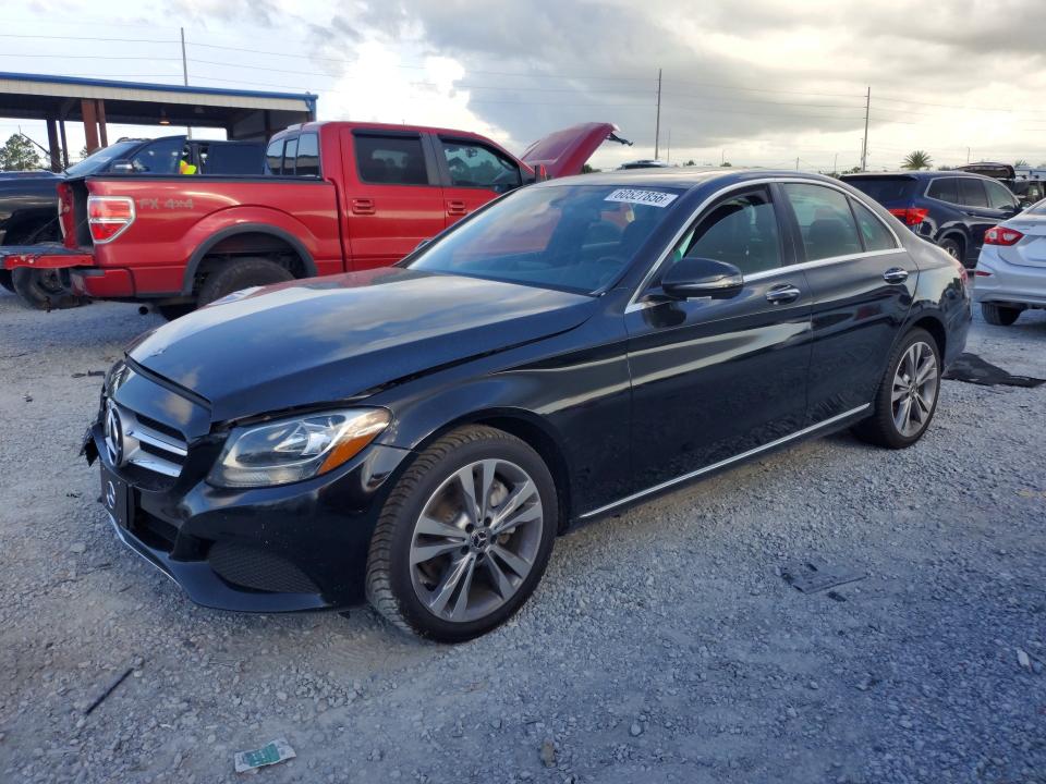2018 Mercedes-benz C-klasse VIN 55SWF4KB6JU276795 COPART salvage auction — FRONT END, Fl - Cert Of Title Slvg Rebuildable, sold $5,500 on 2026-07-28 (photo 1)