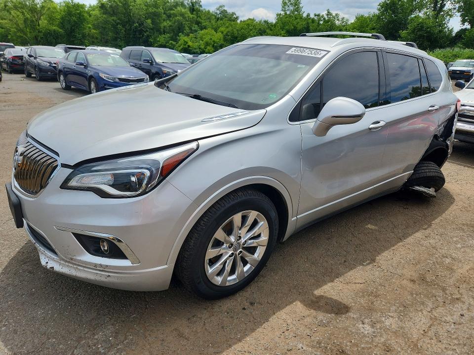 2018 Buick Envision VIN LRBFX2SA1JD056528 COPART salvage auction — UNDERCARRIAGE, Ct - Cert Of Title-Salvage, sold $2,350 on 2026-07-31 (photo 1)