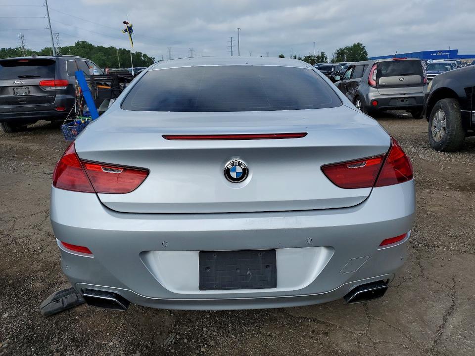 2012 BMW 6er VIN WBALX5C58CC894102 COPART salvage auction — WATER/FLOOD, Mi - Cert Of Title-Flood Vehicle, sold $750 on 2026-07-31 (photo 6)