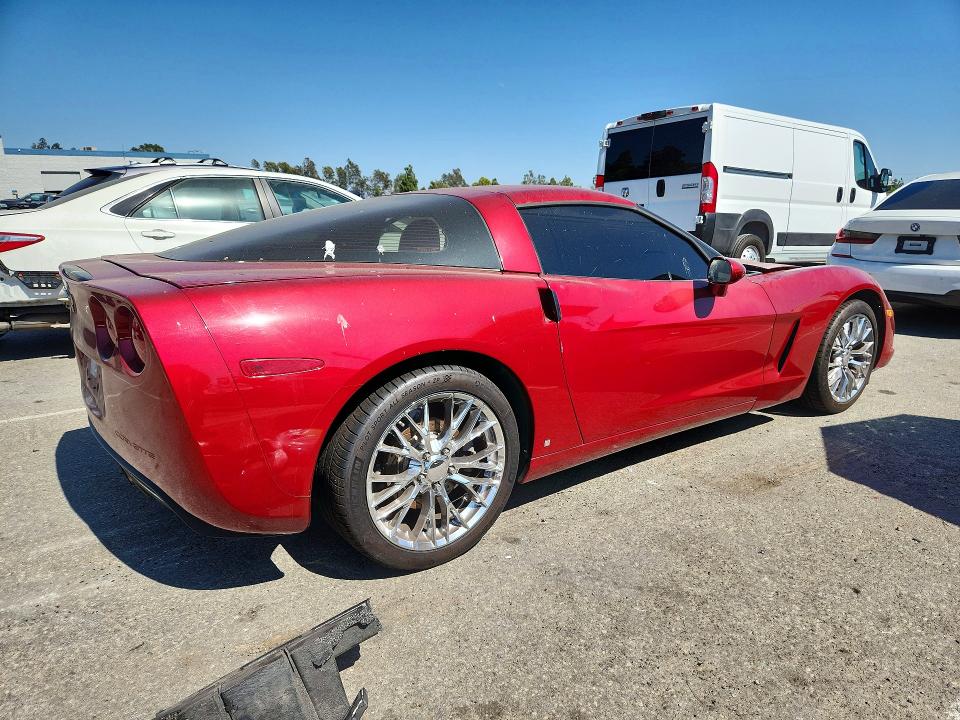2008 Chevrolet Corvette VIN 1G1YY26W285125611 COPART salvage auction — FRONT END, Ca - Salvage Certificate, sold $9,000 on 2026-08-25 (photo 3)