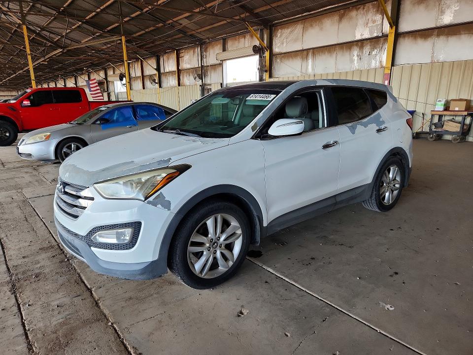 2013 Hyundai Santa fe VIN 5XYZW3LA2DG105344 COPART salvage auction — MINOR DENT/SCRATCHES, AZ - CERTIFICATE OF TITLE, sold $1,150 on 2026-07-29 (photo 1)