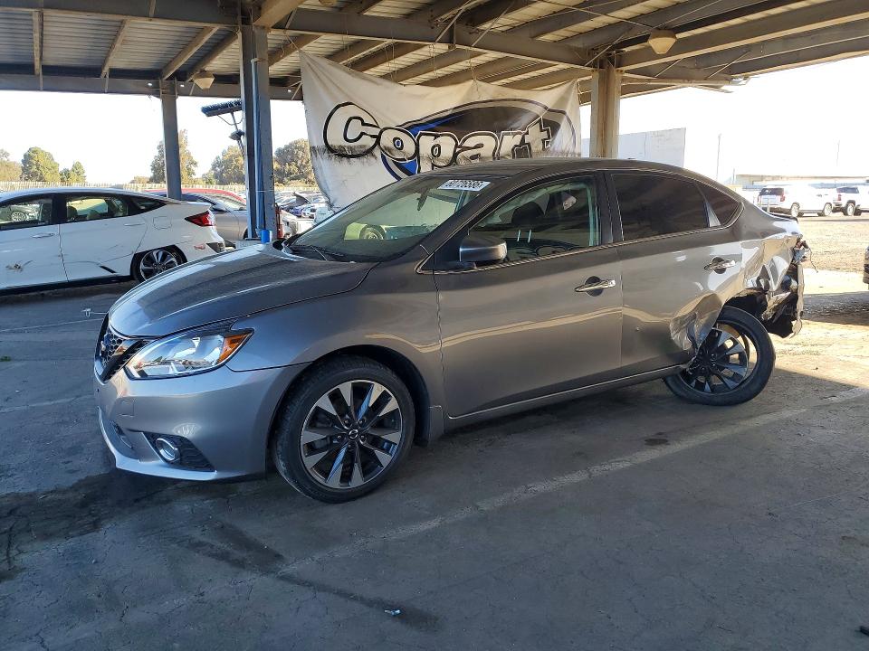2019 Nissan Sentra VIN 3N1AB7AP7KY426590 COPART salvage auction — REAR END, Ca - Dis/Dlr/Exp Only Clean Title, sold $700 on 2026-09-01 (photo 1)