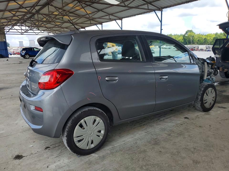 2019 Mitsubishi Mirage VIN ML32A3HJ7KH006406 COPART salvage auction — FRONT END, Ga - Cert Of Title-Salvage, sold $375 on 2026-07-23 (photo 3)