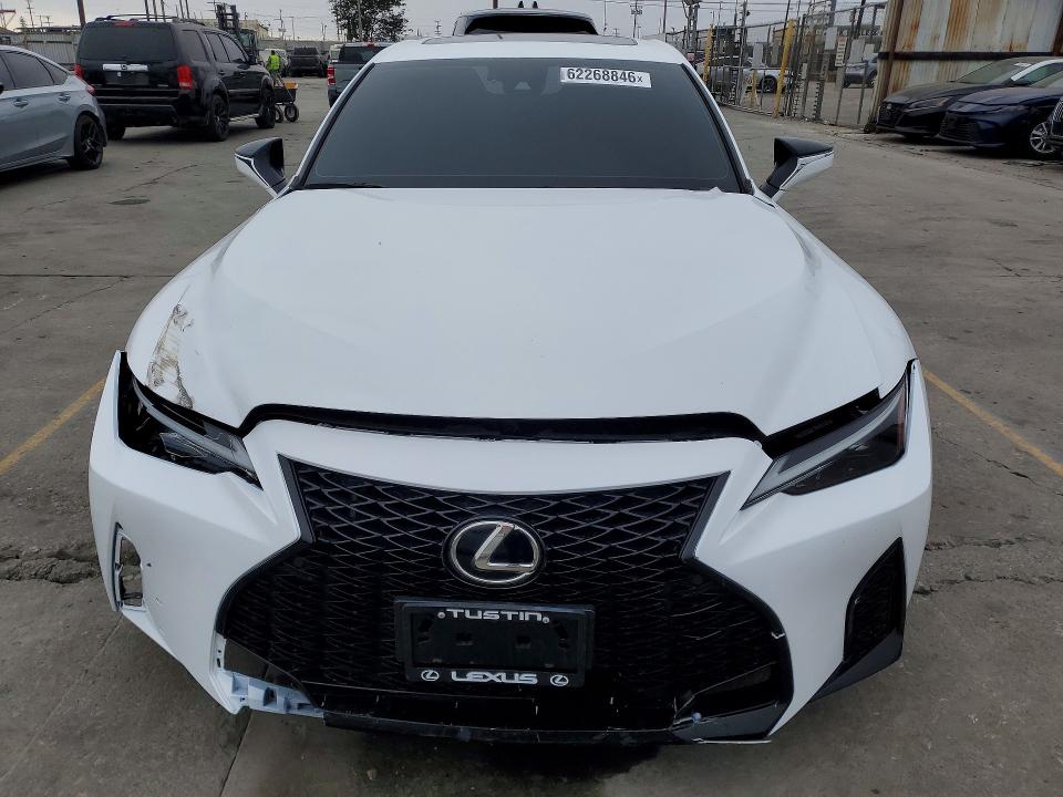 2024 Lexus Is VIN JTHGZ1B21R5079749 COPART salvage auction — FRONT END, Ca - Salvage Certificate (P), sold $13,400 on 2026-07-29 (photo 5)