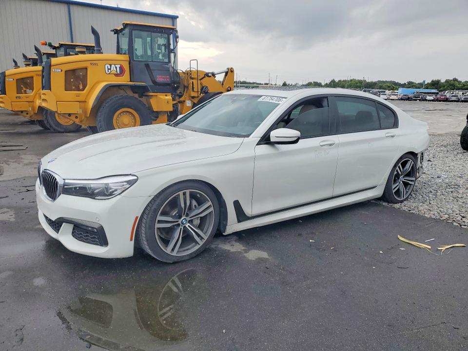 2019 BMW 7er VIN WBA7E2C55KB218281 COPART salvage auction — REAR END, Fl - Cert Of Title Slvg Rebuildable, sold $12,500 on 2026-08-03 (photo 1)