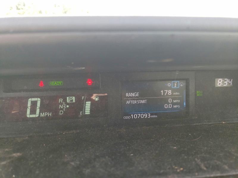 2015 Toyota Prius VIN JTDZN3EU6FJ036512 COPART salvage auction — FRONT END, NY - CERT OF TITLE-REBUILT, sold $3,150 on 2026-07-29 (photo 9)