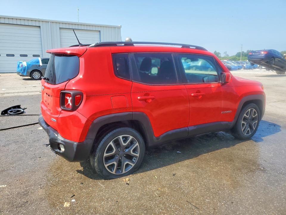 2016 Jeep Renegade VIN ZACCJABT0GPE14147 COPART salvage auction — REAR END, AL - CERT OF TITLE-SALVAGE TITLE, sold $1,600 on 2026-08-13 (photo 3)