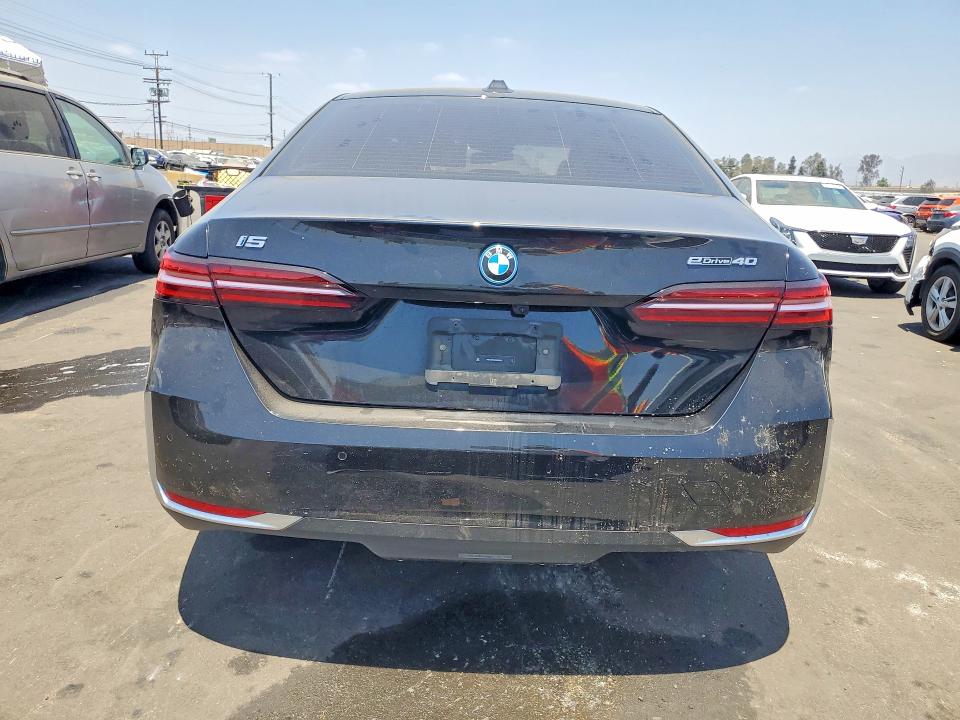 2024 BMW I5 VIN WBY33FK00RCR63611 COPART salvage auction — FRONT END, CA - SALVAGE CERTIFICATE, sold $15,700 on 2026-09-14 (photo 6)