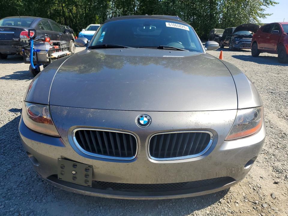2004 BMW Z4 VIN 4USBT33474LS48700 COPART salvage auction — SIDE, WA - VEHICLE CERT OF OWNERSHIP-TITL, sold $60 on 2026-07-24 (photo 5)