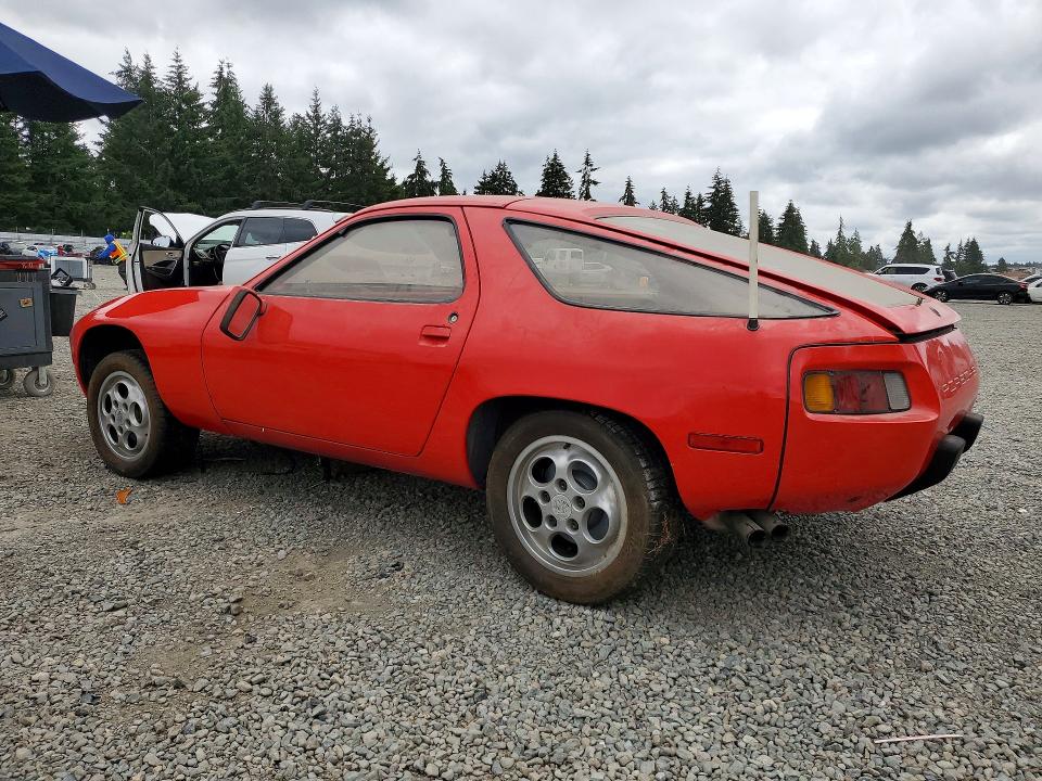 1981 Porsche 928 VIN WP0JA0928BS820789 COPART salvage auction — STRIPPED, Wa - Vehicle Cert Of Ownership-Titl, sold $250 on 2026-07-21 (photo 2)