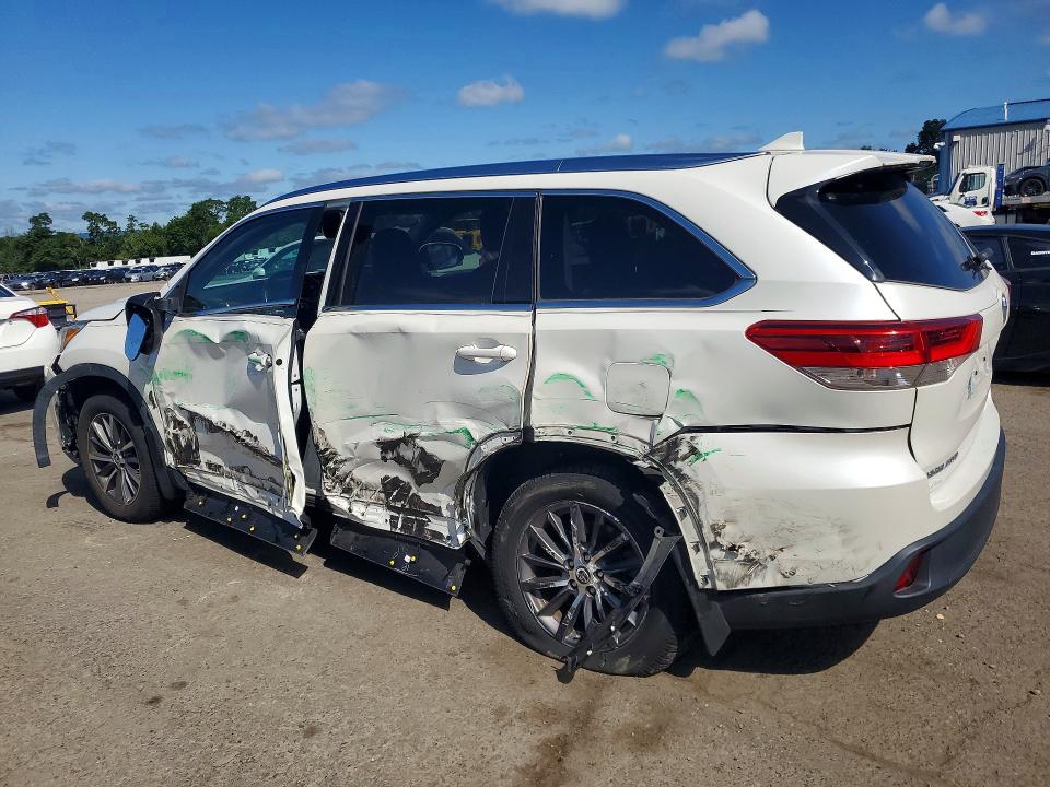 2019 Toyota Highlander VIN 5TDJZRFH3KS745031 COPART salvage auction — SIDE, Pa - Certificate Of Salvage, sold $9,000 on 2026-07-17 (photo 2)