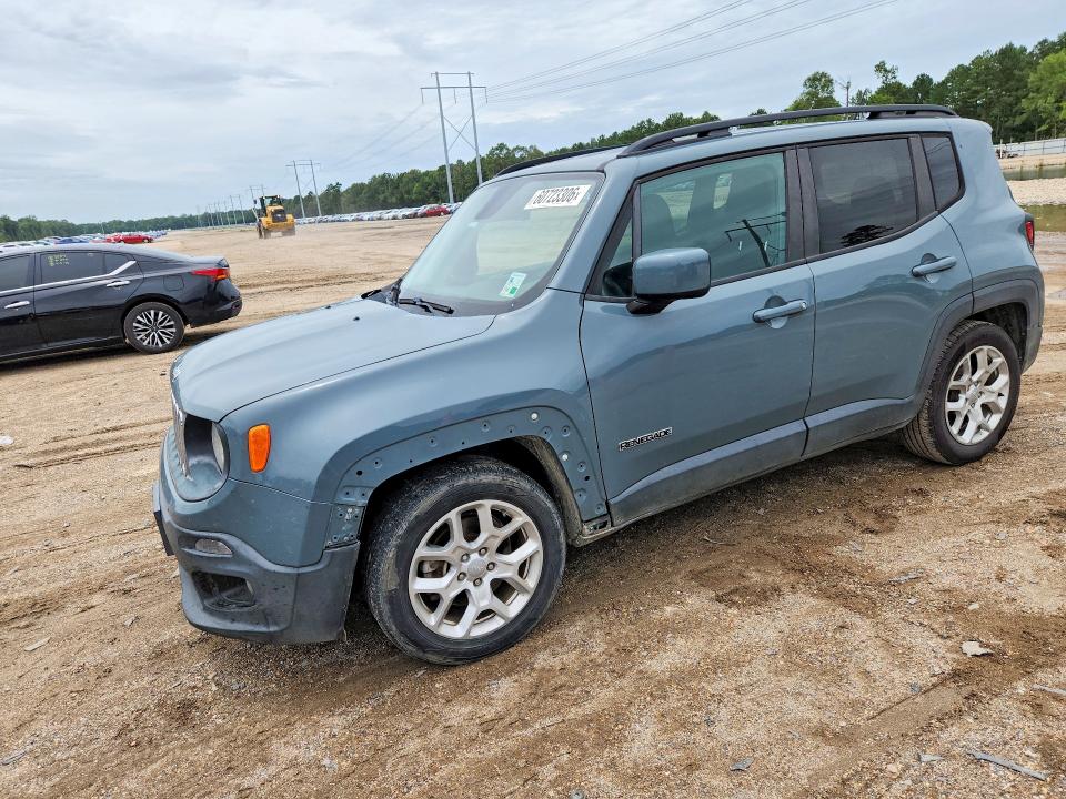 2017 Jeep Renegade VIN ZACCJABBXHPE90225 COPART salvage auction — MINOR DENT/SCRATCHES, La - Certificate Of Title (P), sold $125 on 2026-07-21 (photo 1)