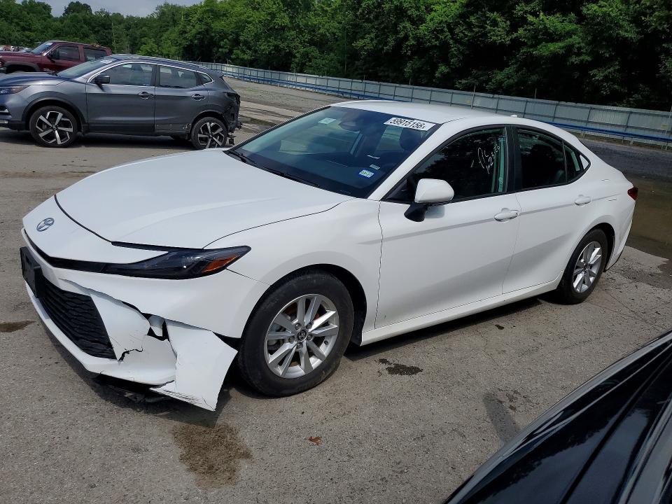 2025 Toyota Camry VIN 4T1DAACK3SU142609 COPART salvage auction — FRONT END, Tx - Salvage Vehicle Title, sold $16,400 on 2026-07-30 (photo 1)
