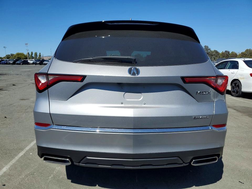 2023 Acura Mdx VIN 5J8YE1H39PL026955 COPART salvage auction — MINOR DENT/SCRATCHES, Ca - Non-Repairable Vehicle Cert, sold $10,400 on 2026-07-29 (photo 6)