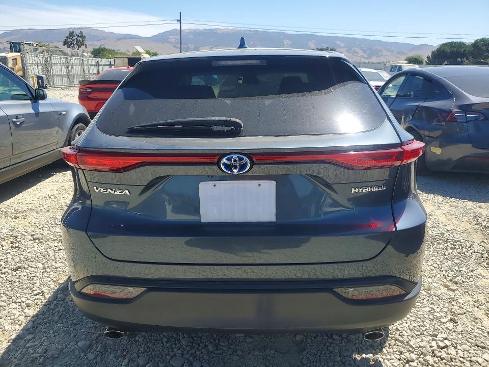 2021 Toyota Venza VIN JTEAAAAH6MJ025069 COPART salvage auction — FRONT END, Ca - Salvage Certificate, sold $13,500 on 2026-07-14 (photo 6)