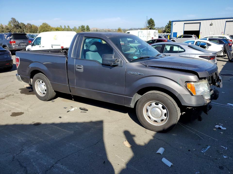 2013 Ford F-150 VIN 1FTMF1CM7DFD70370 COPART salvage auction — FRONT END, Ca - Salvage Certificate, sold $3,100 on 2026-07-24 (photo 4)