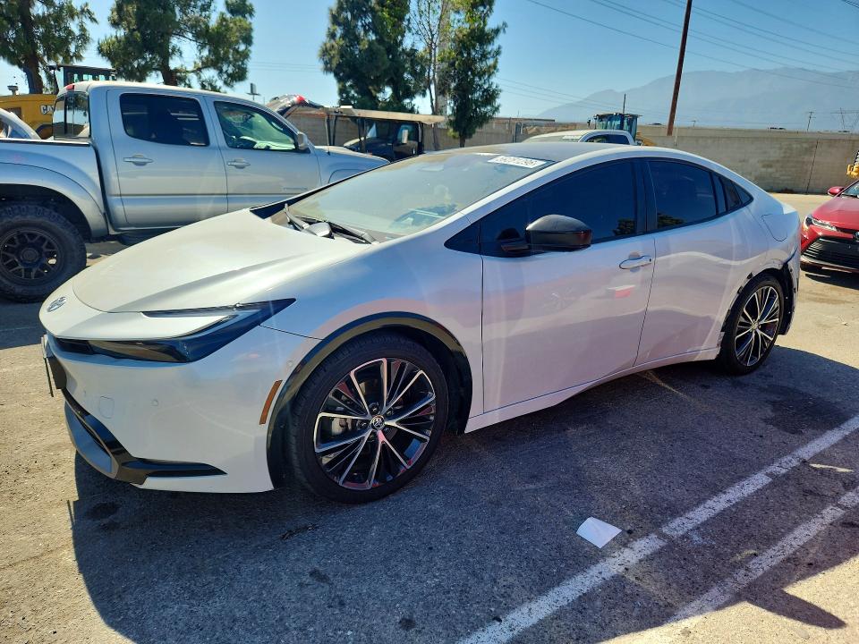 2023 Toyota Prius VIN JTDADABU8P3000528 COPART salvage auction — REAR END, CA - SALVAGE CERTIFICATE, sold $150 on 2026-07-21 (photo 1)
