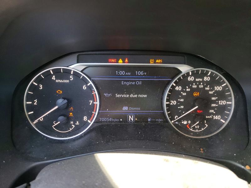 2021 Nissan Altima VIN 1N4BL4DV5MN407078 COPART salvage auction — FRONT END, Ca - Dis/Dlr/Exp Only Clean Title, sold $3,000 on 2026-08-20 (photo 9)