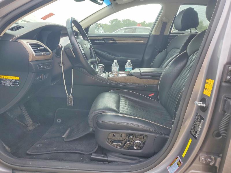 2021 Genesis G90 VIN KMTF34PA8MU090568 COPART salvage auction — WATER/FLOOD, Salvage Title, sold $12,800 on 2026-08-31 (photo 7)