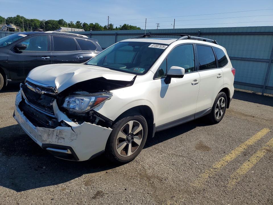 2018 Subaru Forester VIN JF2SJAEC7JH530016 COPART salvage auction — FRONT END, PA - CERTIFICATE OF SALVAGE, sold $1,100 on 2026-07-28 (photo 1)