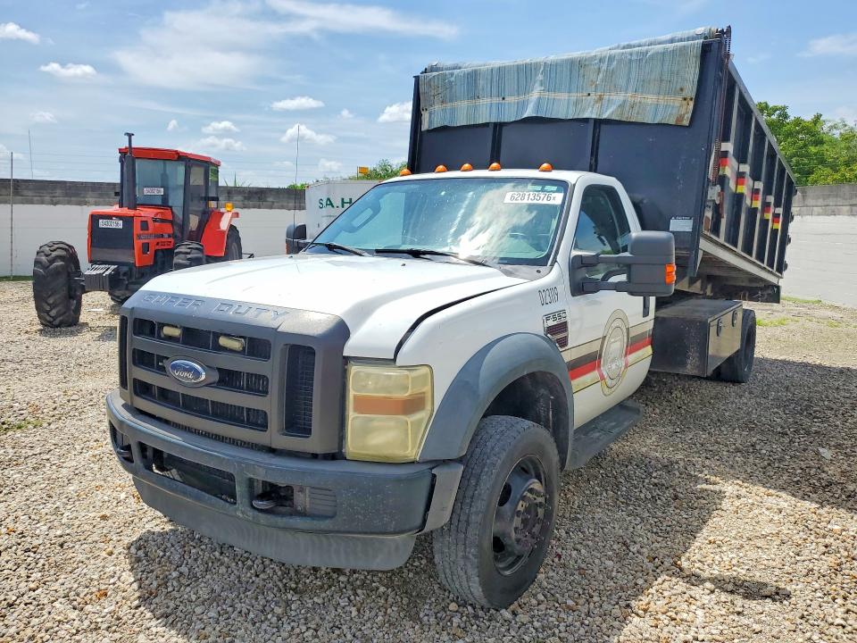 2008 Ford F-550 super duty VIN 1FDAF57R78ED23119 — COPART salvage auction photo