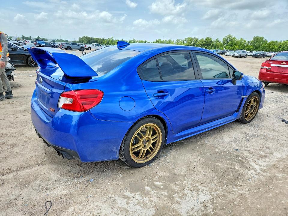 2016 Subaru Wrx VIN JF1VA2V65G9834353 COPART salvage auction — MECHANICAL, Tx - Certificate Of Title, sold $6,200 on 2026-07-31 (photo 3)