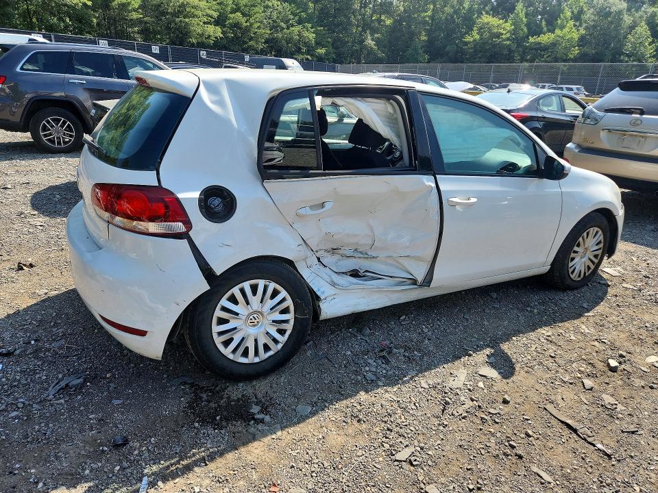 2012 Volkswagen VIN WVWDB7AJ6CW290595 COPART salvage auction — SIDE, Md - Cert Of Salvage > 75% Damage, sold $225 on 2026-07-21 (photo 3)