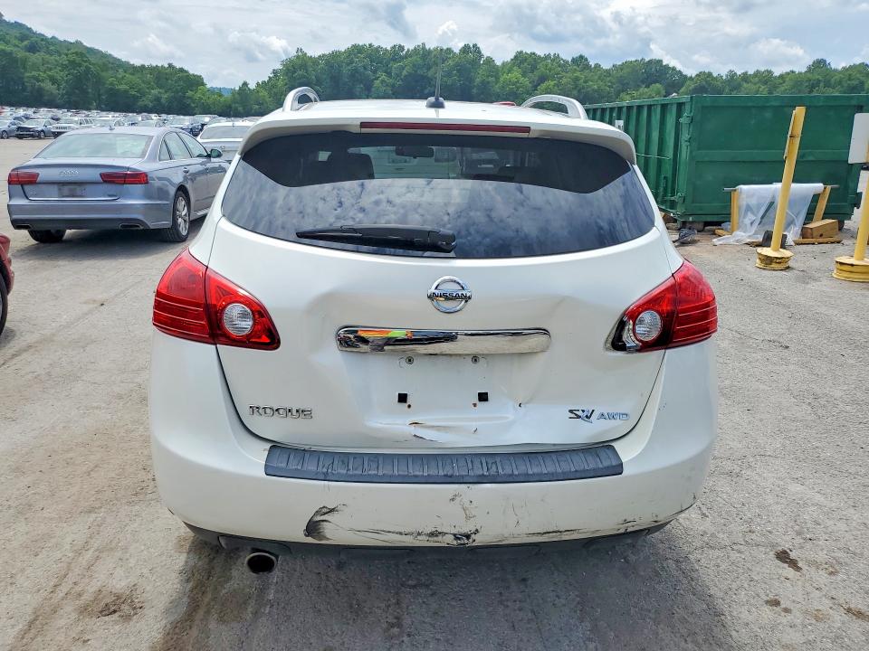 2011 Nissan Rogue sport VIN JN8AS5MV9BW302490 COPART salvage auction — REAR END, Pa - Certificate Of Salvage, sold $575 on 2026-07-16 (photo 6)