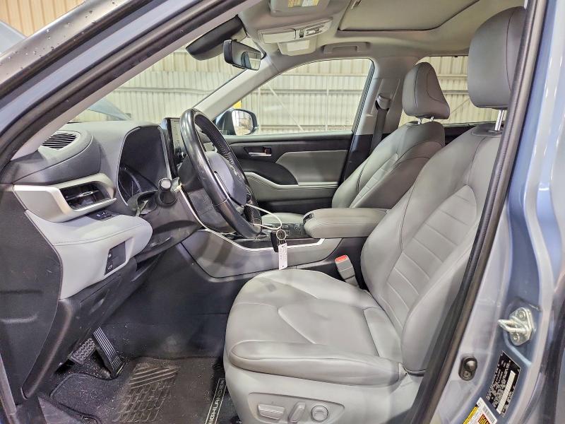 2021 Toyota Highlander VIN 5TDGZRAH2MS074665 COPART salvage auction — REAR END, La - Cert Of Title-Salvage, sold $1,750 on 2026-07-21 (photo 7)