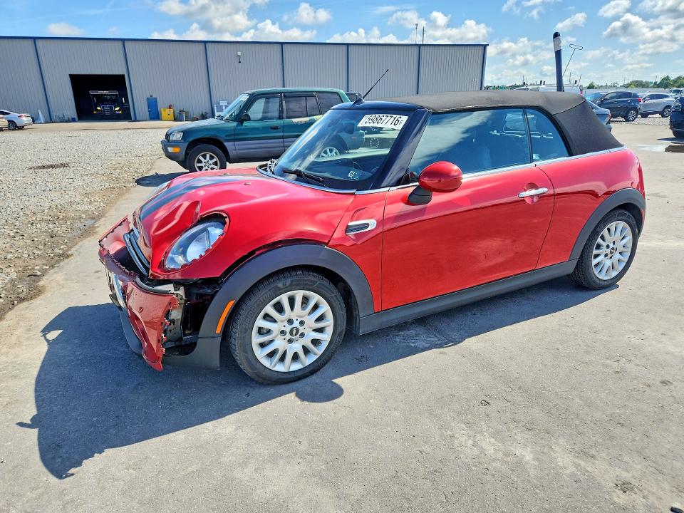 2016 Mini Cooper VIN WMWWG5C58G3A83213 COPART salvage auction — FRONT END, FL - CERT OF TITLE SLVG REBUILDABLE, sold $1,200 on 2026-07-20 (photo 1)