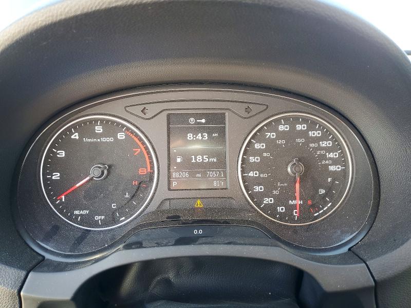 2017 Audi A3 VIN WAUB8GFF2H1024471 COPART salvage auction — FRONT END, Ca - Salvage Certificate, sold $2,600 on 2026-07-10 (photo 9)