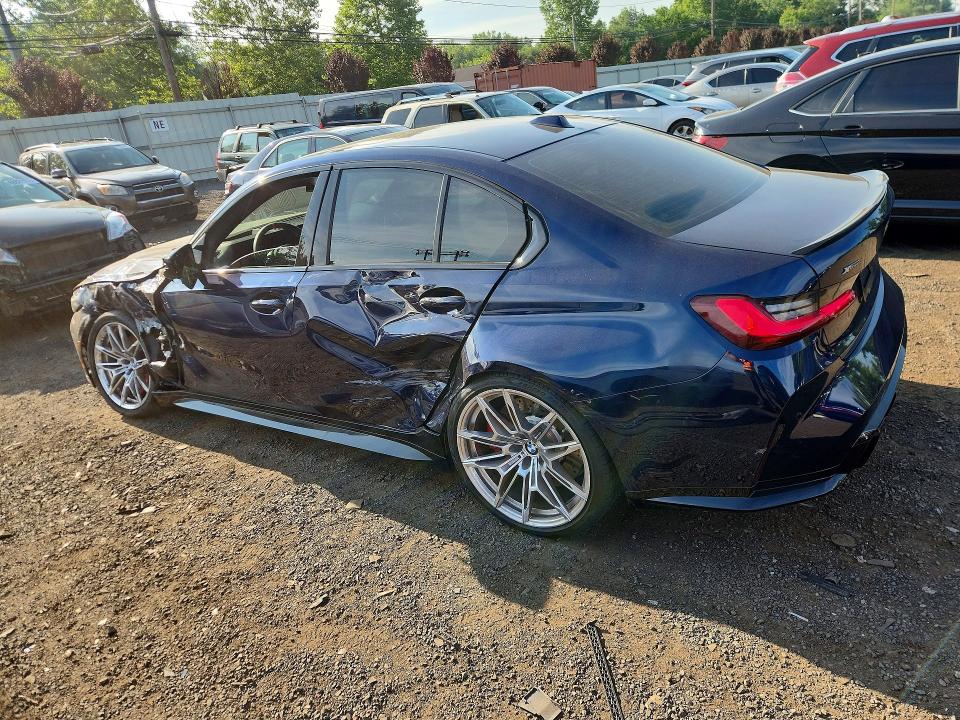2026 BMW M3 VIN WBS33HJ0XTFV71328 COPART salvage auction — SIDE, Ct - Cert Of Title-Salvage, sold $10,200 on 2026-07-21 (photo 2)