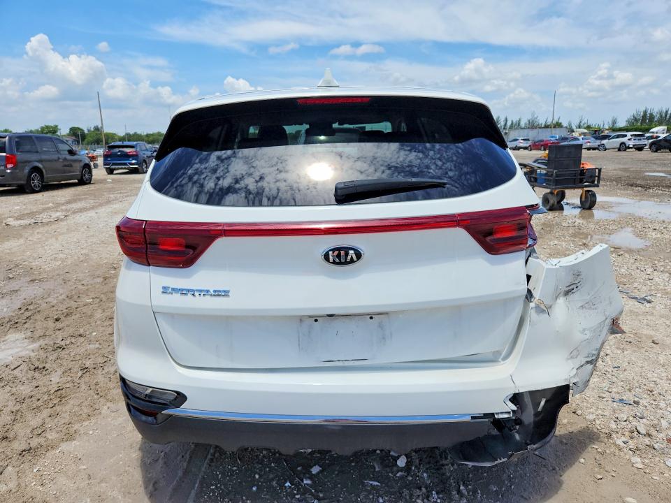 2020 Kia Sportage VIN KNDPM3AC8L7833554 COPART salvage auction — REAR END, Fl - Cert Of Title Slvg Rebuildable, sold $425 on 2026-07-30 (photo 6)