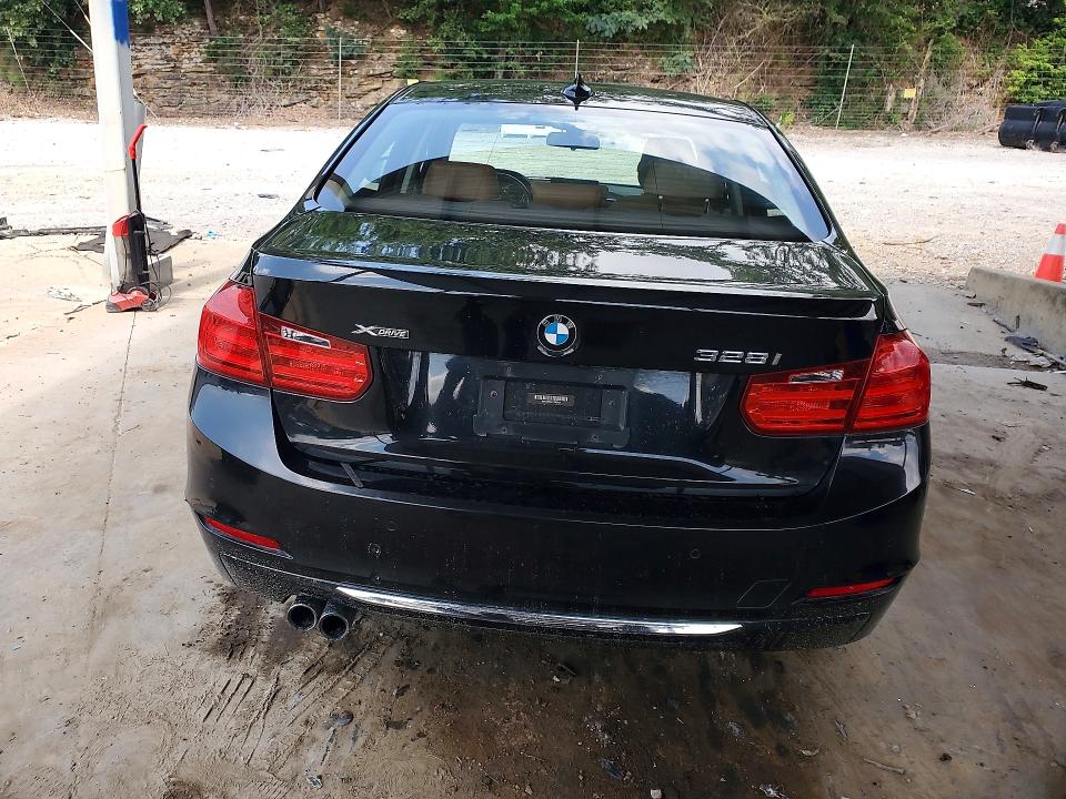 2015 BMW 3er VIN WBA3B5C51FF963424 COPART salvage auction — WATER/FLOOD, Al - Cert Of Title-Flood Salvage, sold $900 on 2026-07-14 (photo 6)