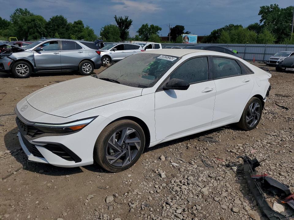 2025 Hyundai Elantra VIN KMHLM4DJ2SU166684 — COPART salvage auction photo