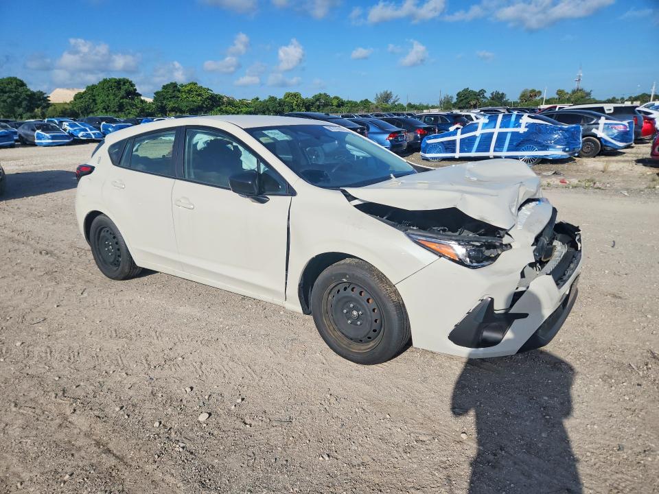 2025 Subaru Impreza VIN JF1GUABC8S8319737 COPART salvage auction — FRONT END, Fl - Certificate Of Destruction, sold $3,550 on 2026-07-21 (photo 4)